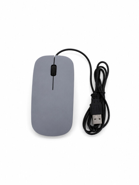 MOUSE CON CABLE GRIS