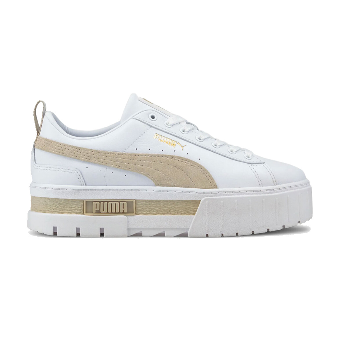 Championes Puma Mayze - White/beige 