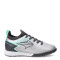 Championes de Fútbol 5 Infantiles Topper Stingray III Mach Plateado - Verde - Gris
