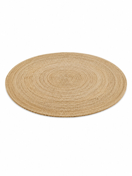 ALFOMBRA DE YUTE Y ALGODÓN BEIGE
