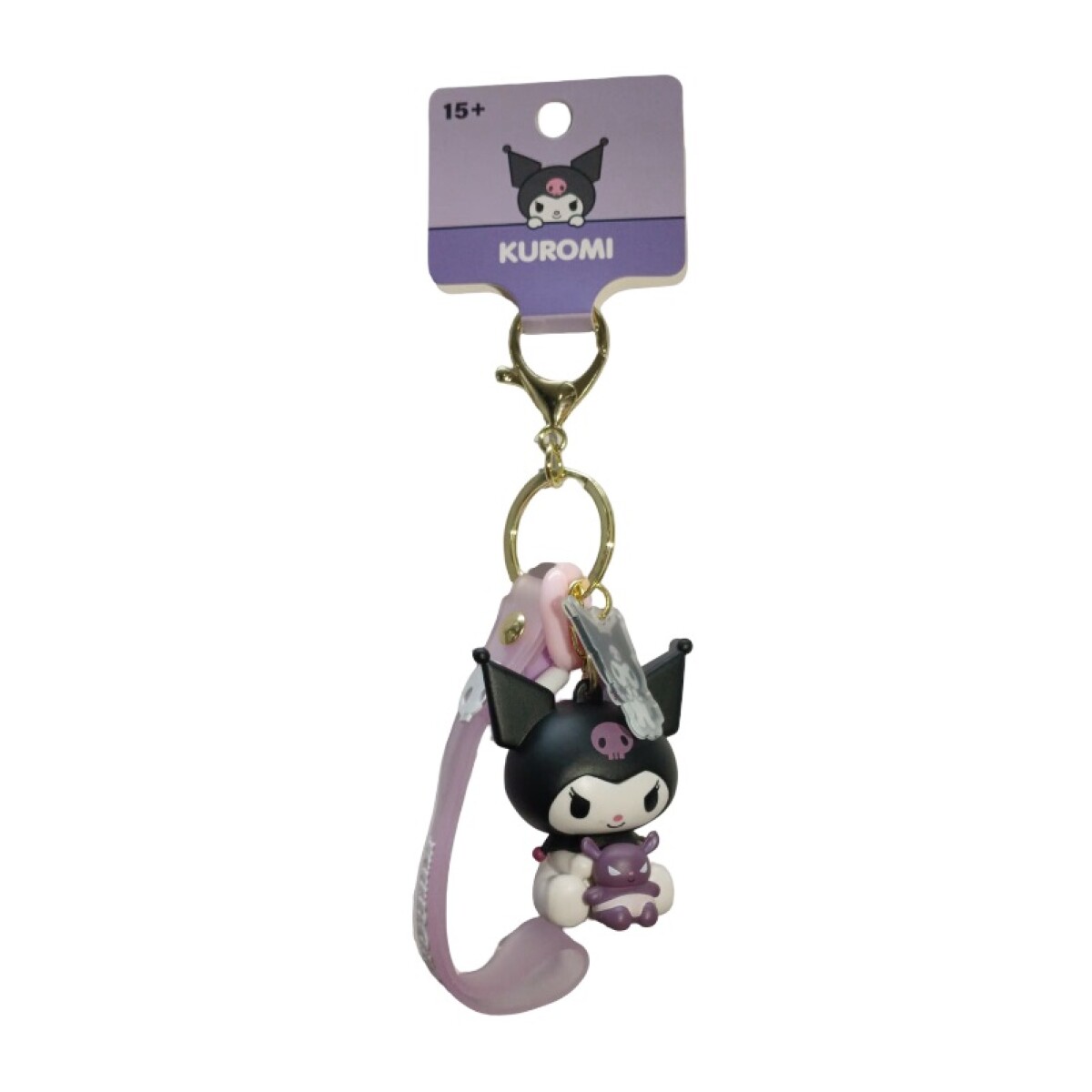 Llavero Sanrio mascota - Kuromi 
