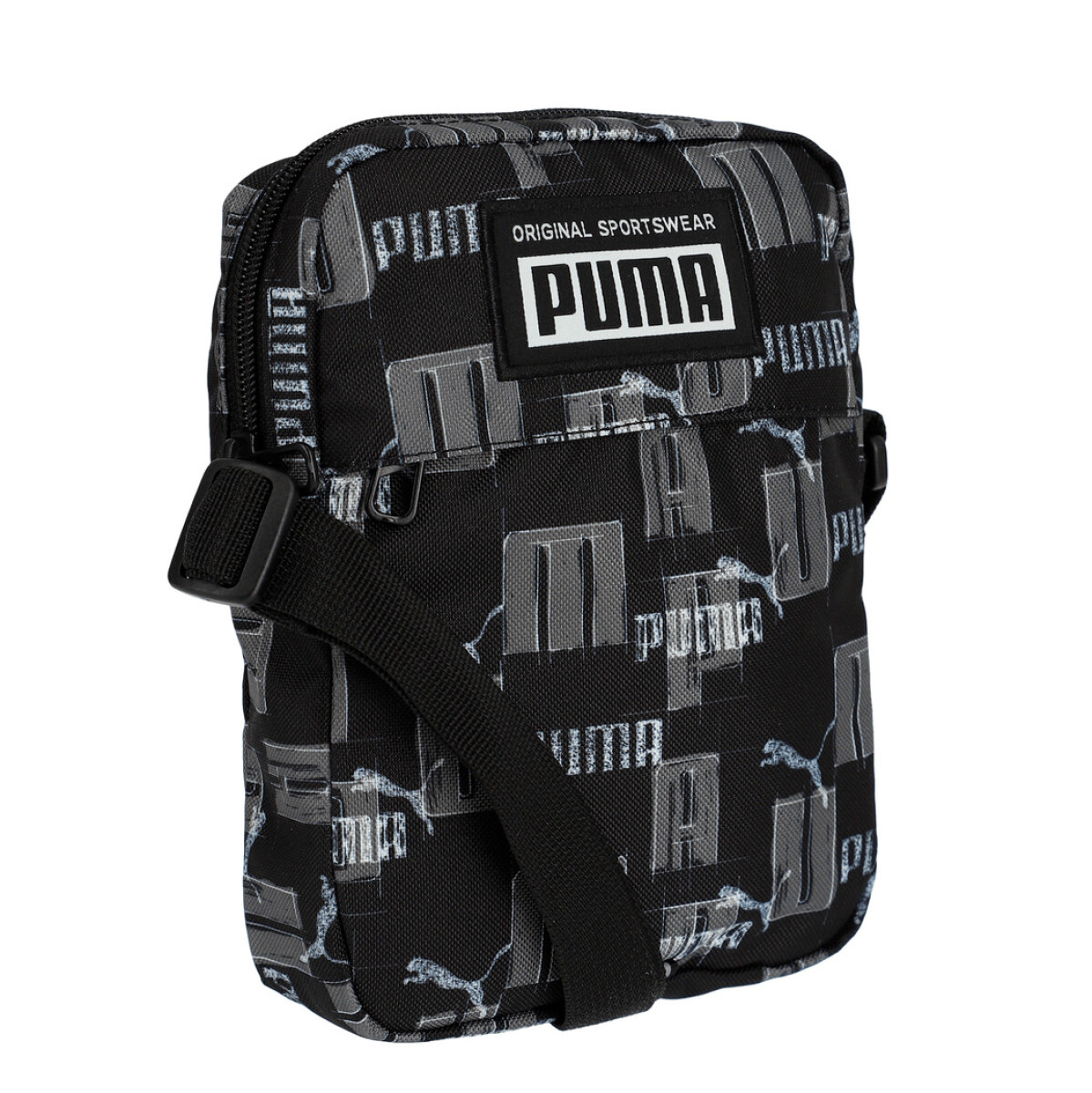 Cartera Puma Bandolera Academy - Negro - Gris 