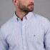 Camisa Oxford Celeste rayado