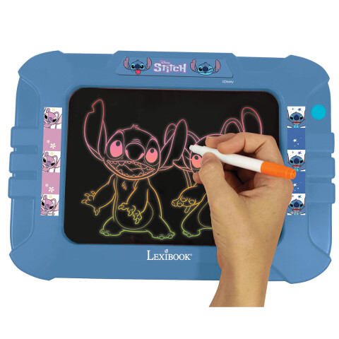 Tableta Mágica Led Neón Lexibook Stitch