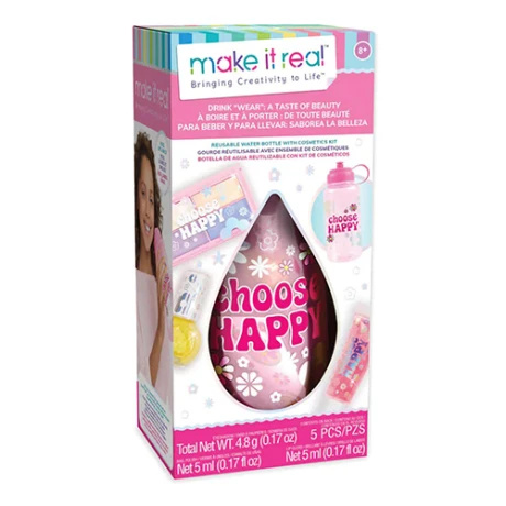 Botella de Agua con Accesorios de Belleza 001