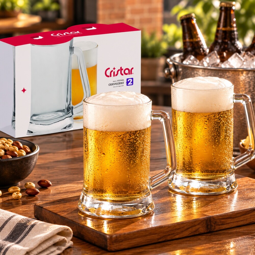 Set cerveceros Atenas x2 CRISTAR Set cerveceros Atenas x2 CRISTAR