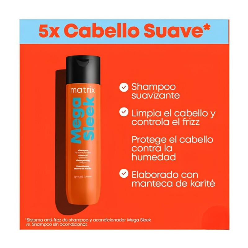 Pack Matrix Mega Sleek para el cuidado del cabello Pack Matrix Mega Sleek para el cuidado del cabello