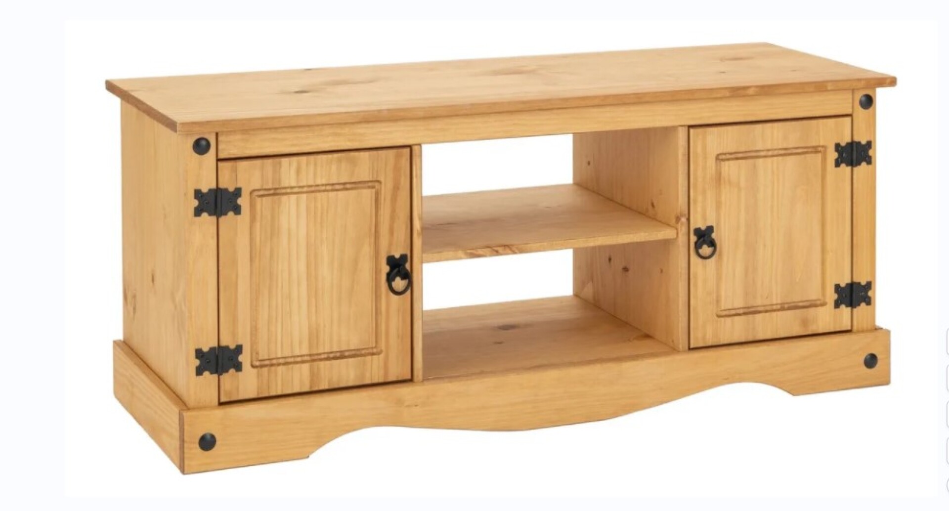 Rack TV Estilo Mexicano Color CERA NATURAL 