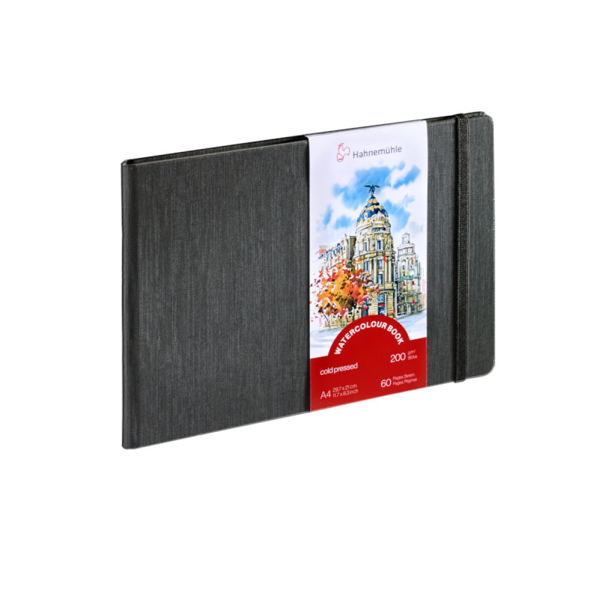 Libreta acuarela 200g apaisada - Hahnemühle - A4 