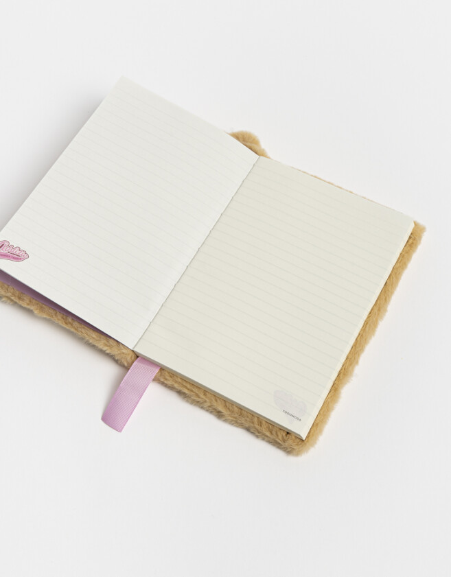 Anotadores Cuadernos y Memos Lúdico Cuaderno A5 Peludo Con Forma De Gatito - Combinacion Multicolor