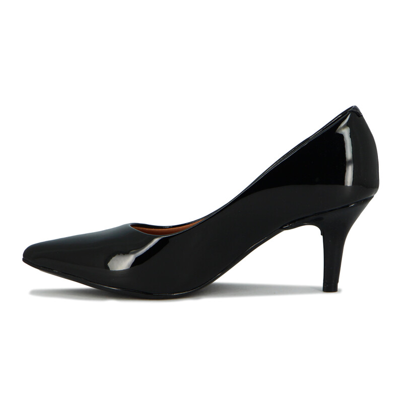 Vizzano Zapato Casual Verniz Taco Bajo Negro