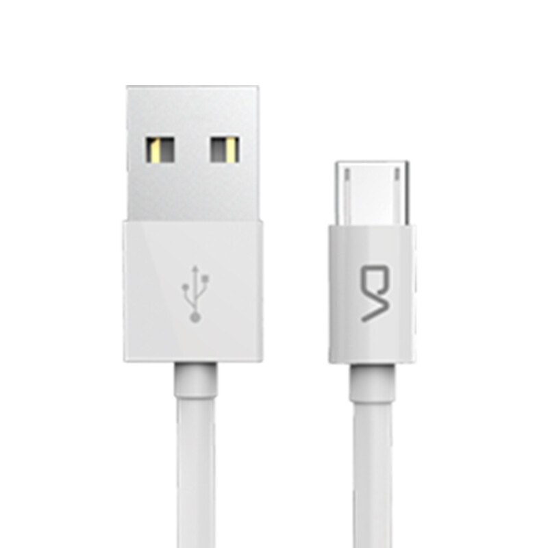 Cable Da Micro Usb Cabezal Plano Blanco