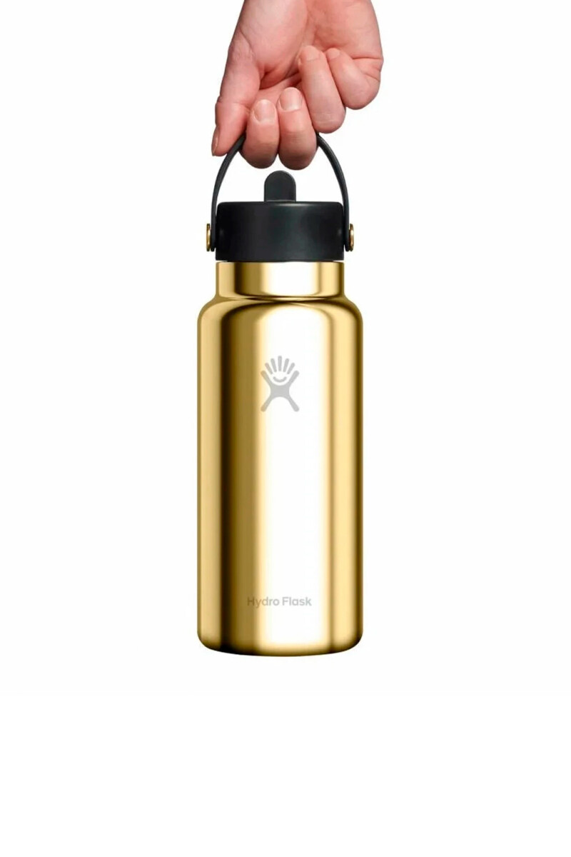 32 OZ WIDE FLEX STRAW CAP Gold
