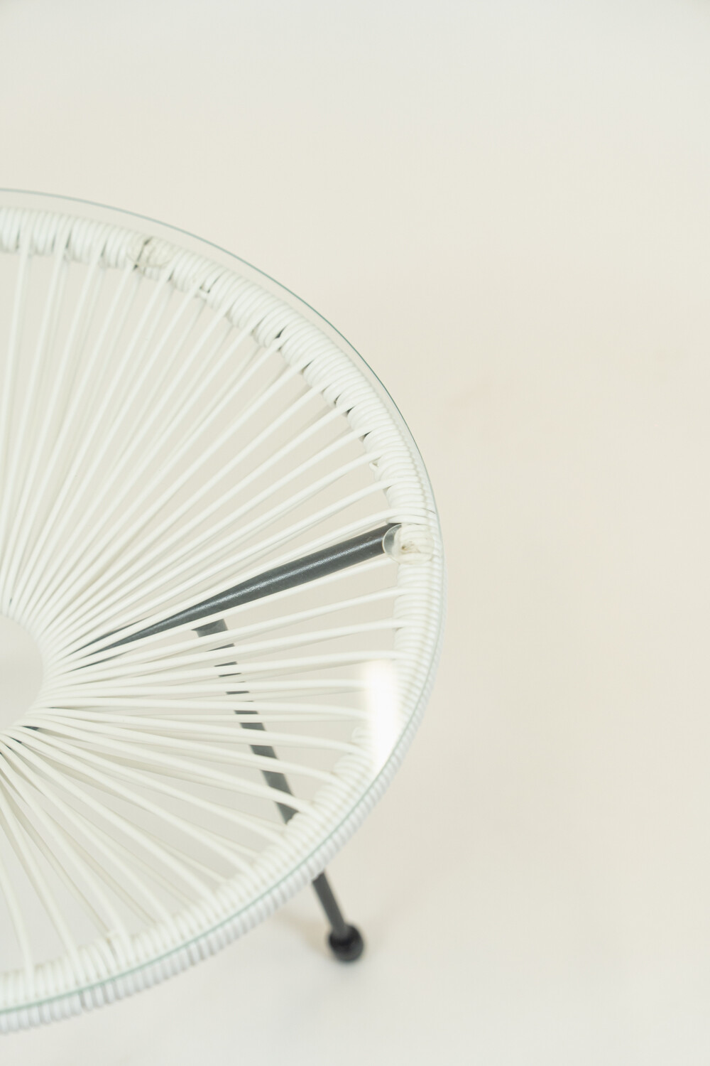 Mesa Living Acapulco Blanco