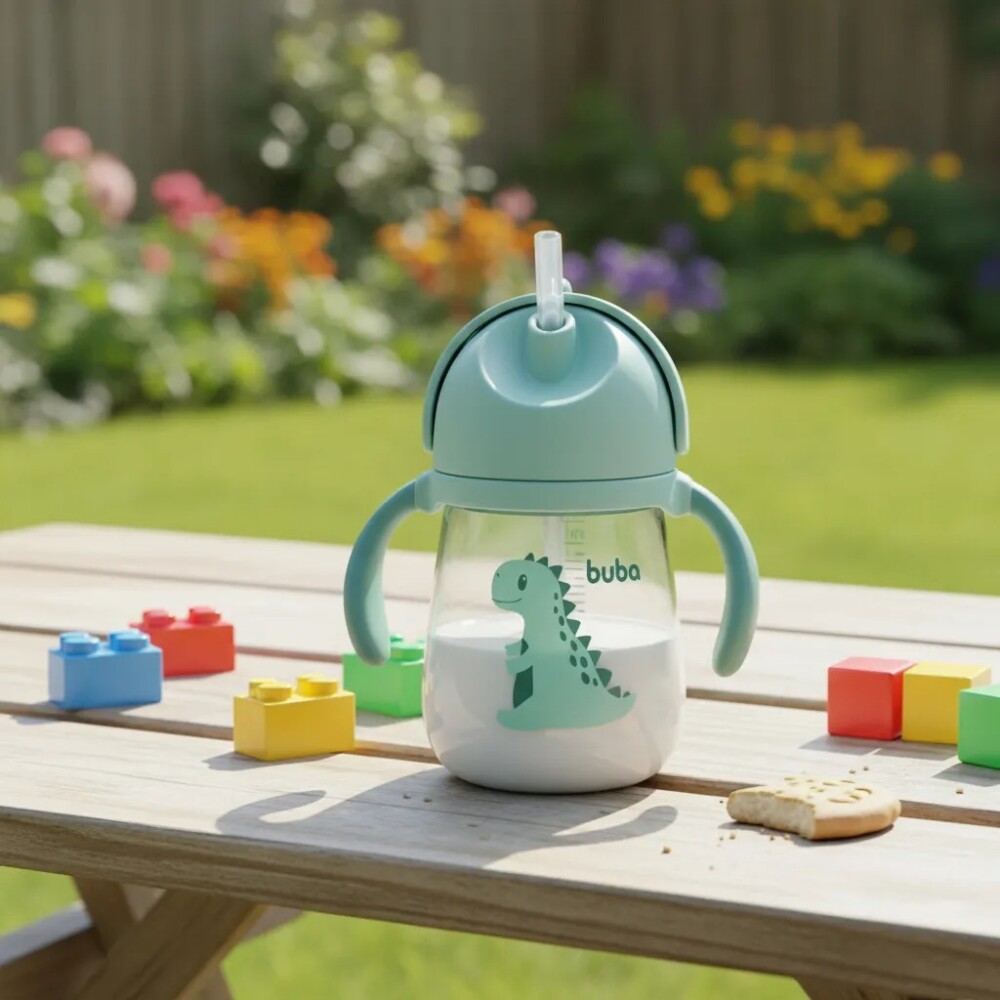 Vaso BUBA anticolico sorbito DINO Dino verde clasico