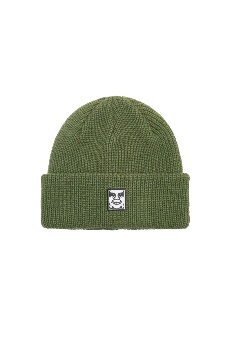 MID ICON PATCH CUFF BEANIE Verde