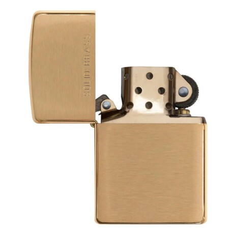 Encendedor Zippo Classic Brushed Solid Brass - 204 Encendedor Zippo Classic Brushed Solid Brass - 204