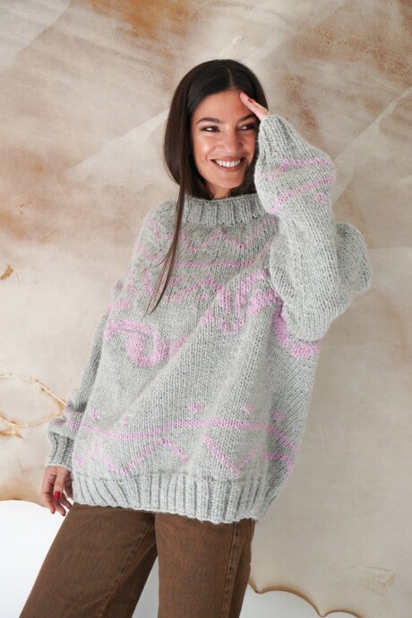 The Fabulous Sweater Gris / Lila