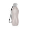 BOTELLA ECO TWIST TUPPERWARE CON PICO Y CORREA 500 ML PLATEADA