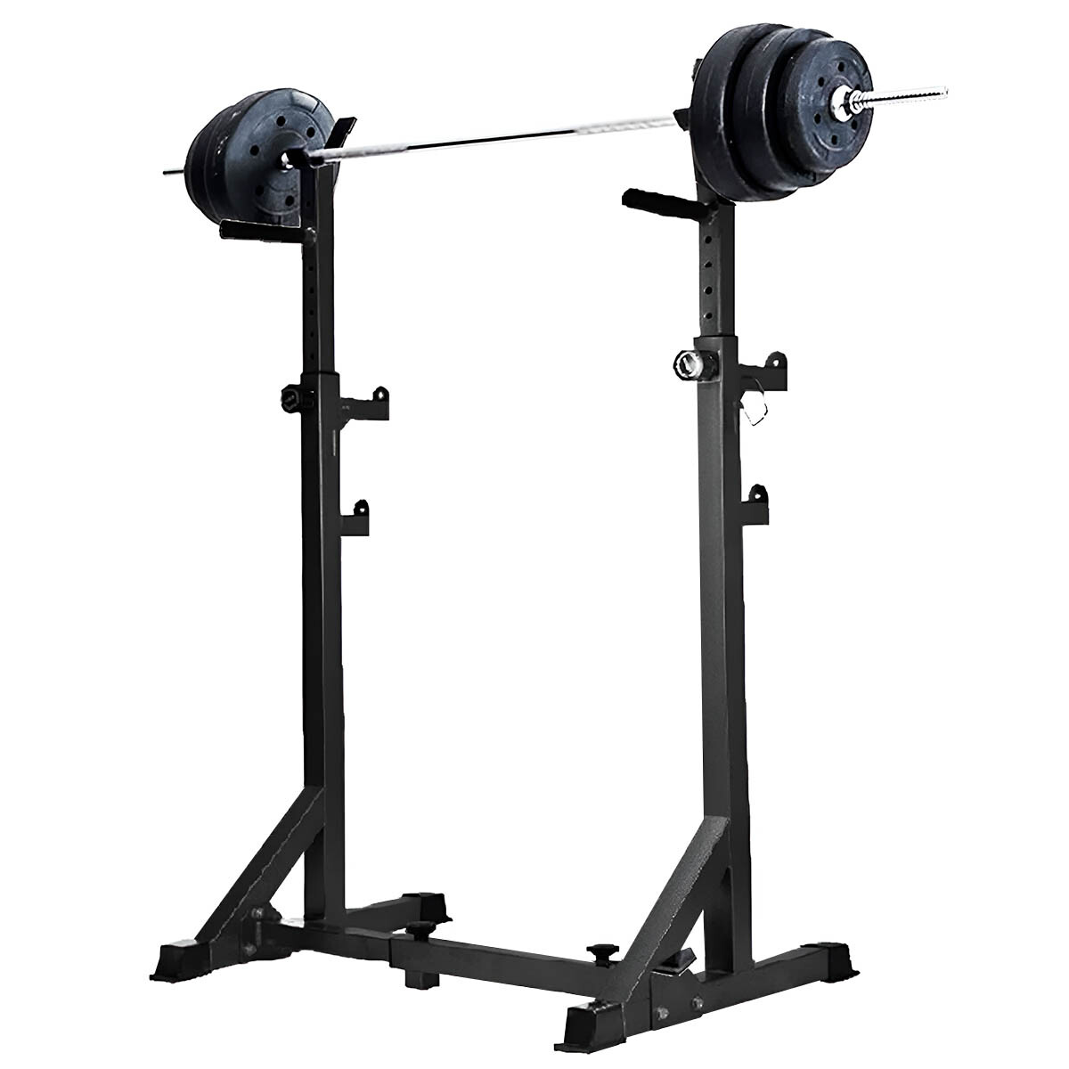 Soporte Regulable P/ Barra Ejercicio Sentadillas Pesa 