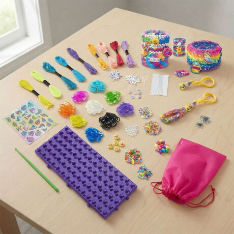 Taller De Pulseras Elásticas Para Tejer My Look Lexibook