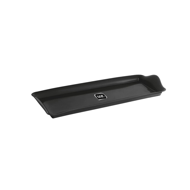 Bandeja rectangular plástica NEGRO