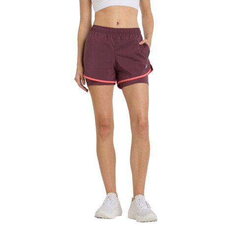Short New Balance de Dama - 2-in-1 Short 3" - WS41225FDP ELD