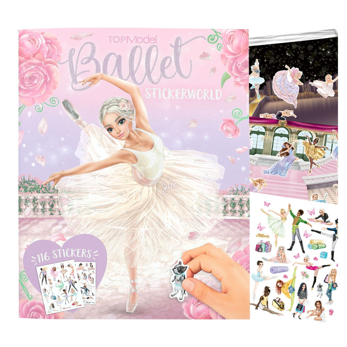 Libro de stickers Stickerworld - Ballet 