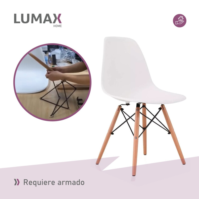 Sillas Eames Lumax Colorido Innovador Moderno Liso