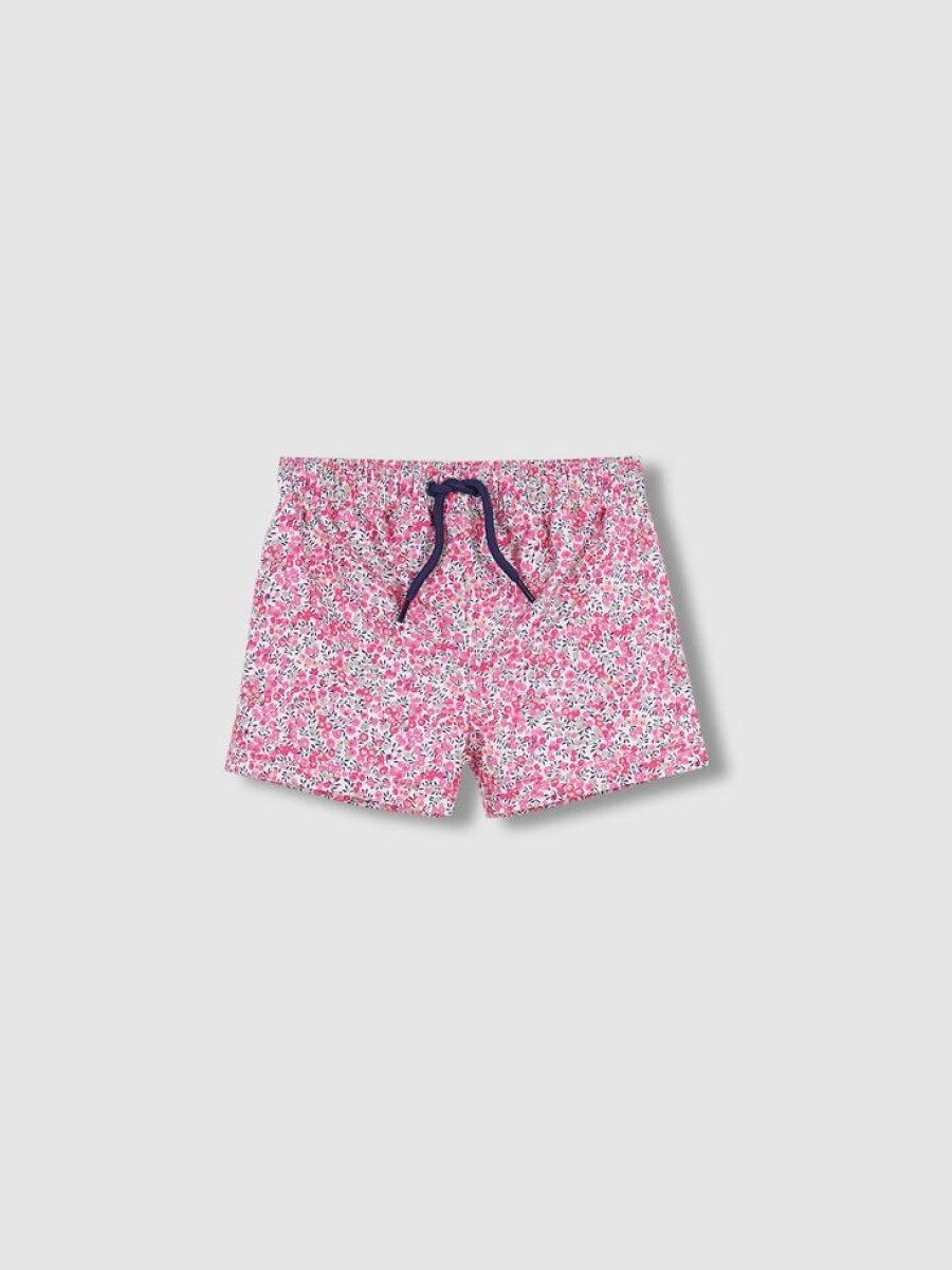 Traje De Baño Estampado Liberty Rosa