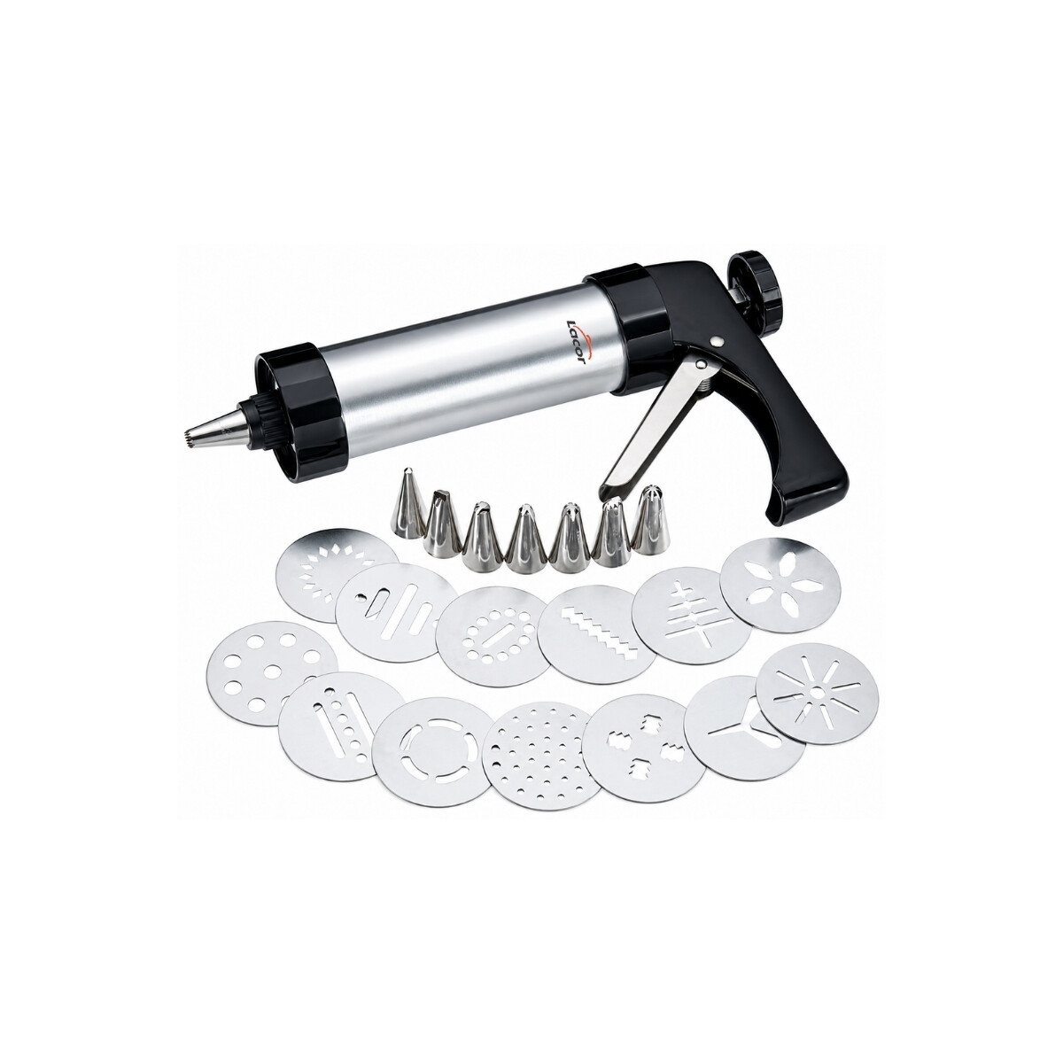 Pistola Repostería de Acero Inoxidable 