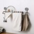 2x1 Toallero Blanco doble C/sopapa 49x13x13cm 2x1 Toallero Blanco Doble C/sopapa 49x13x13cm