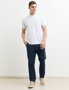 520750 REMERA HARRINGTON LABEL Blanco