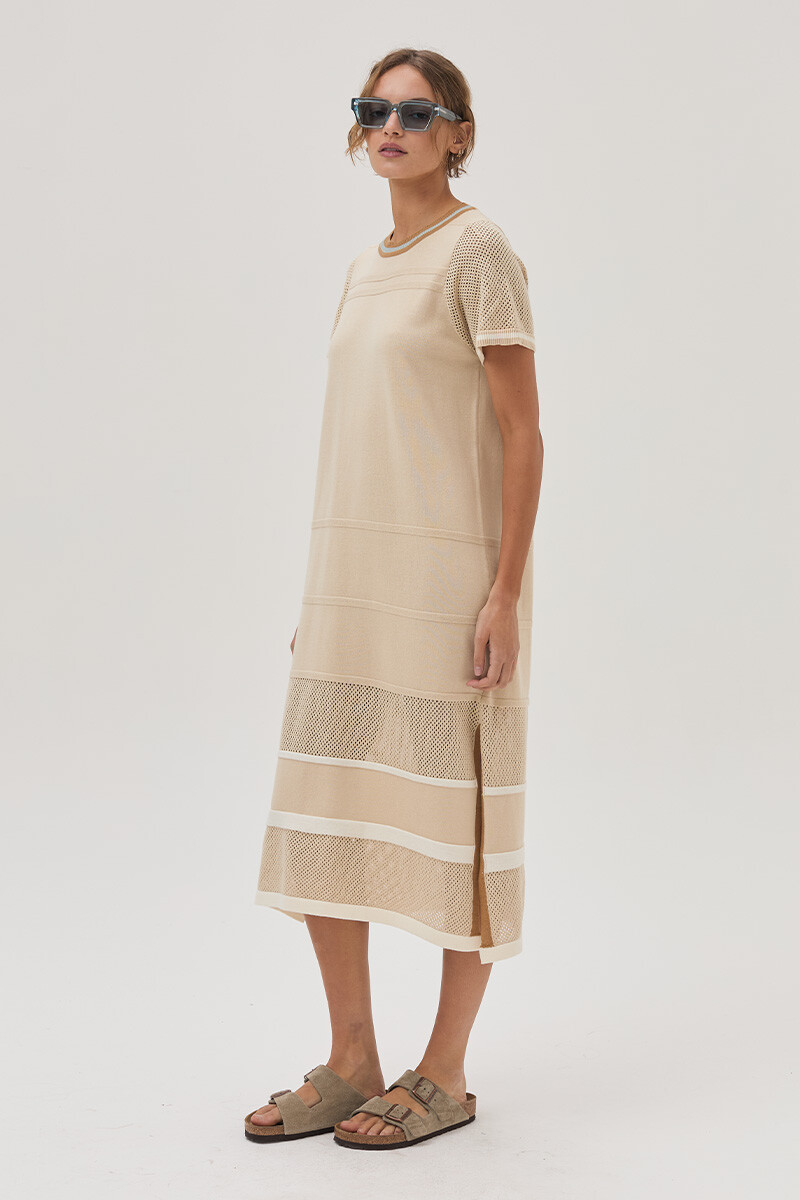 Vestido Loren Crudo