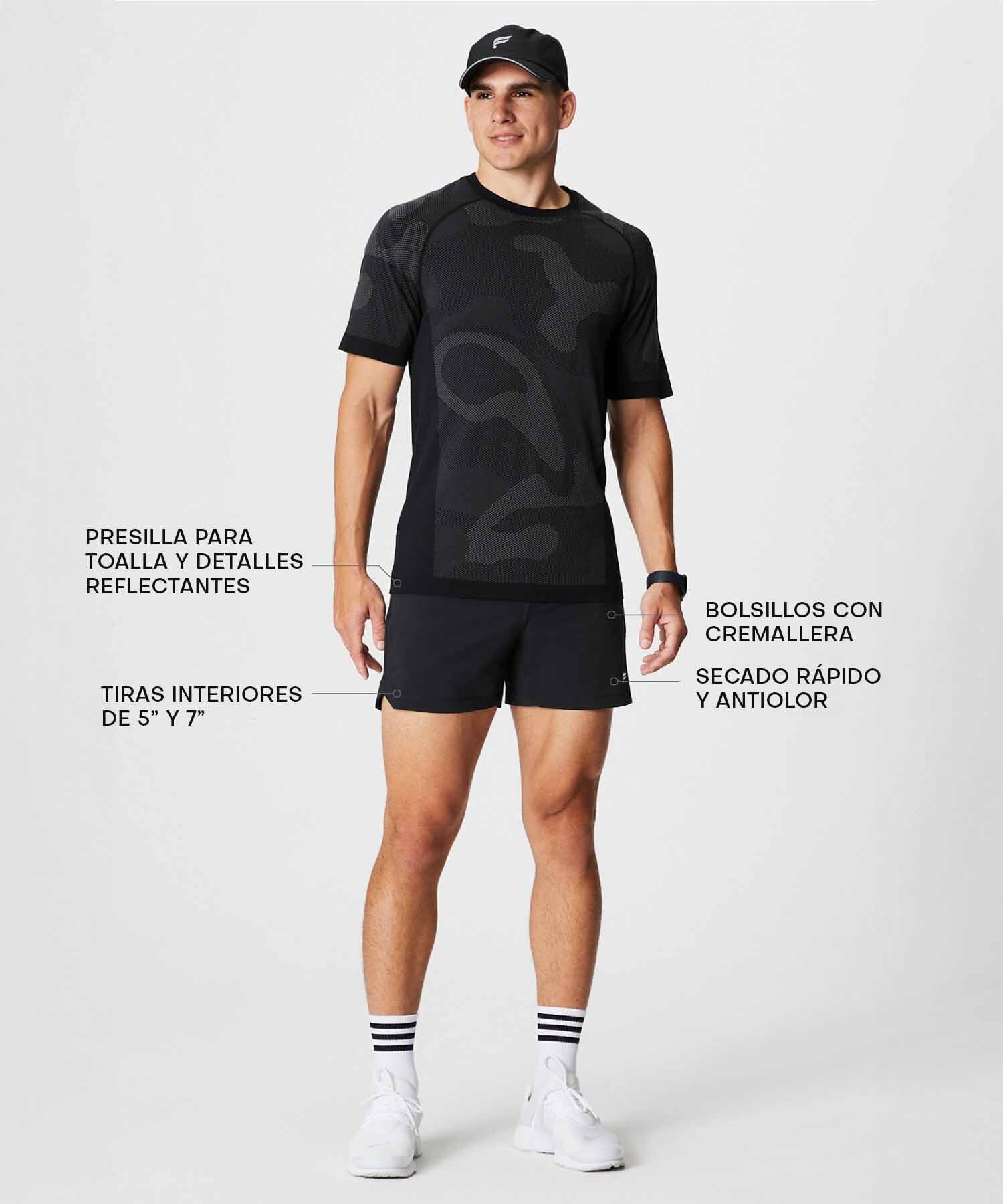 Short Con Malla The One Short Lined 5" Hombre Black