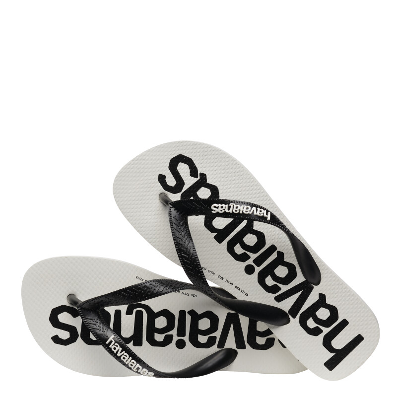 Sandalia de Hombre Havaianas TOP Logomania Blanco