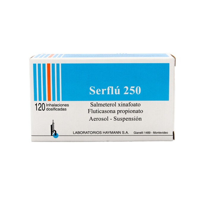 SERFLU 250 MCG.AEROSOL X 120 DOSIS CJ única
