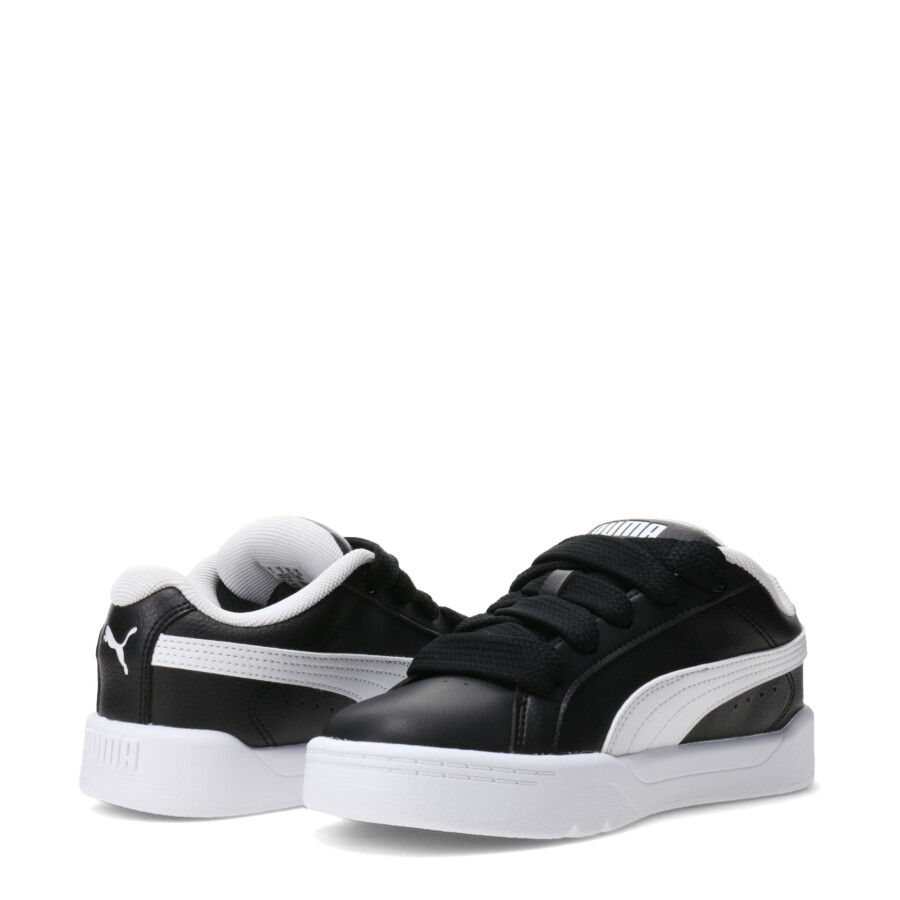Championes de Niños Puma Park Life Style Easy Jr Negro - Blanco