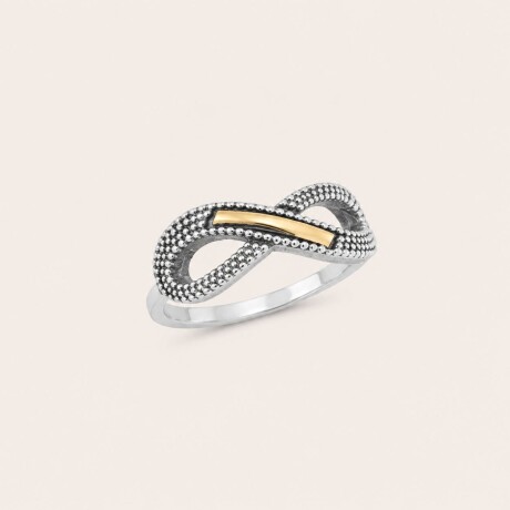 Anillo Infinito - Plata y Oro Anillo Infinito - Plata y Oro