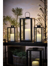 Farol navideño GEFJON 20x20x40 cm con luz LED Farol navideño GEFJON 20x20x40 cm con luz LED
