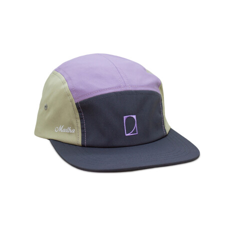 Gorro Martha Limay 5 Panel Hat I Violeta - Verde - Gris