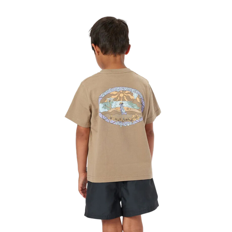 Remera Rip Curl Tube Town Scenic Tee - Boy - Beige Remera Rip Curl Tube Town Scenic Tee - Boy - Beige