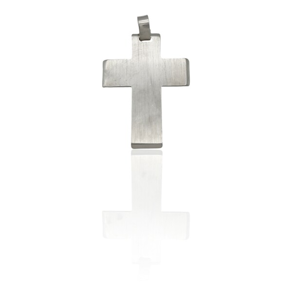Dije Cruz-Plata 925 esterlina-Sin Piedra-CP3157 sinpiedra