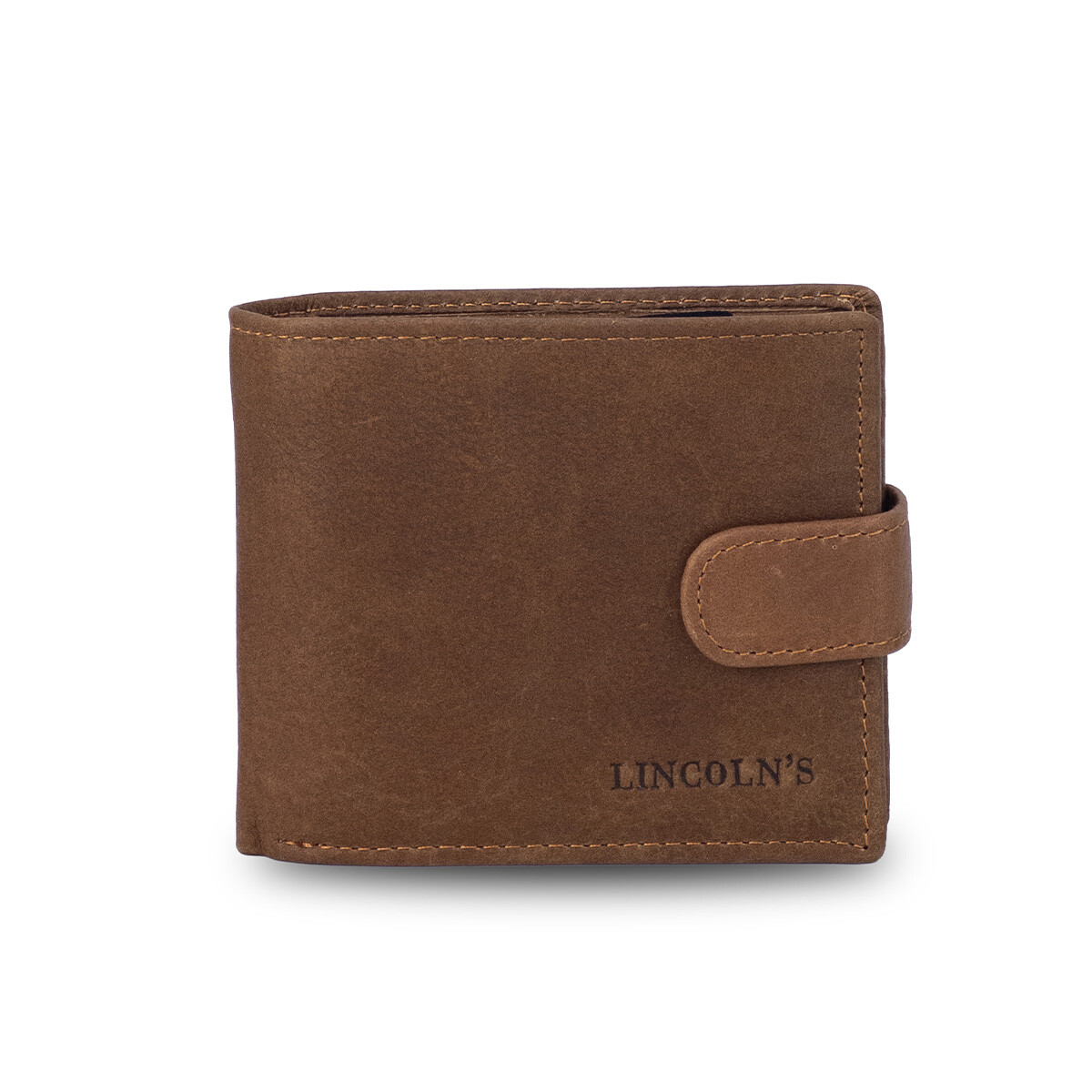 Billetera Lincoln's Hombre con Presilla Monet Nuez 