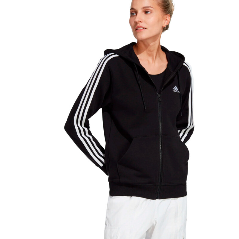 CAMPERA adidas ESSENTIALS FRENCH TERRY BLACK/WHITE