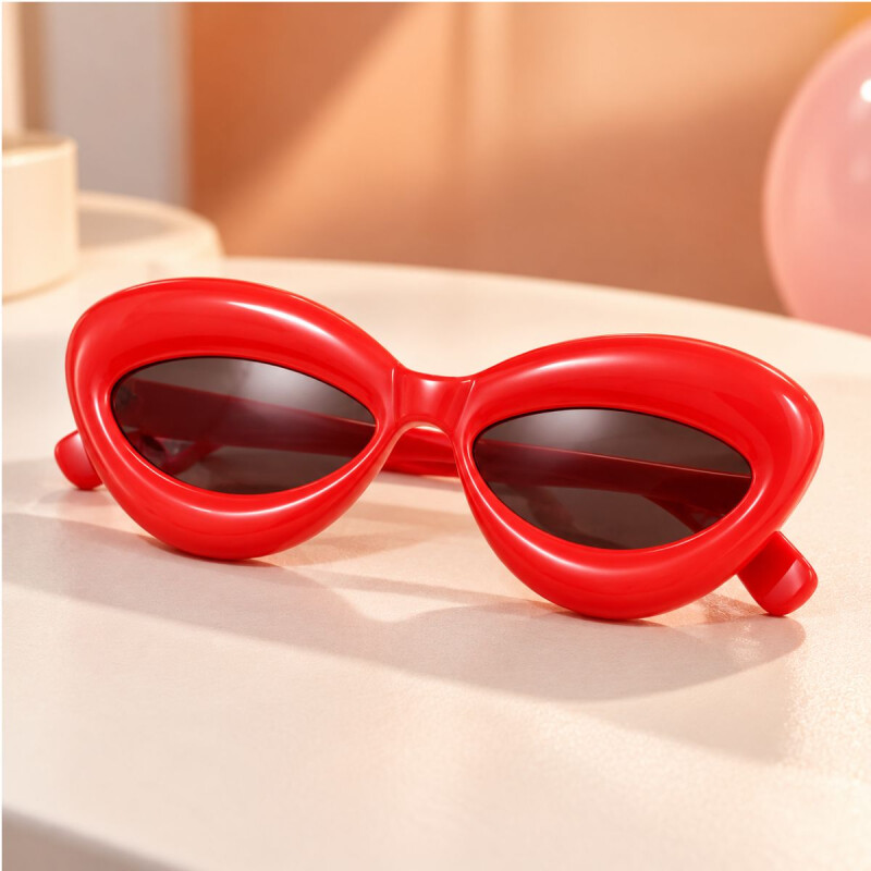 Lentes de Diseñador Rojo