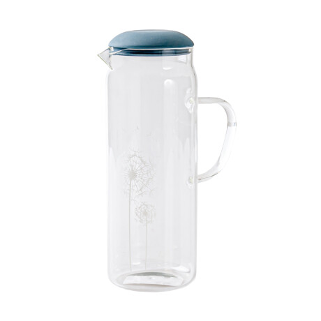 JARRA CON TAPA VIDRIO VERDE 1200ML