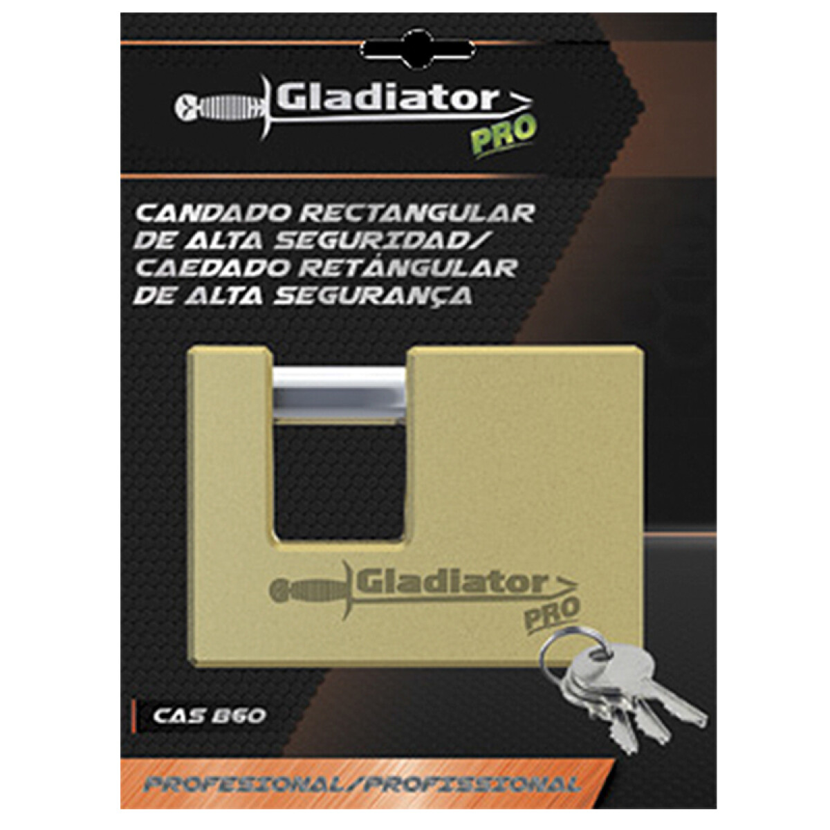 CANDADO BRONCE ANTIPALANCA 70MM CAS870 GLAD PRO ++ - N/a 