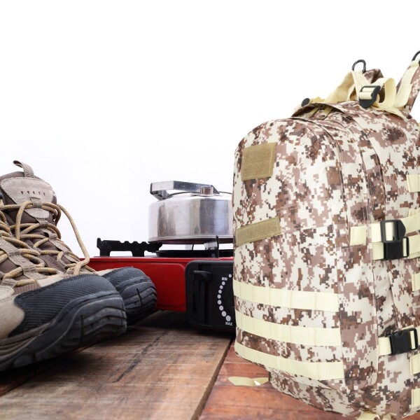 Mochila Táctica Doble Militar Molle 40 Lts Camping Mochilero TAC001 Mochila Táctica Doble Militar Molle 40 Lts Camping Mochilero TAC001