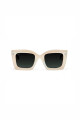 Lentes Tiwi Mali Shiny Beige With Green Gardient Lenses